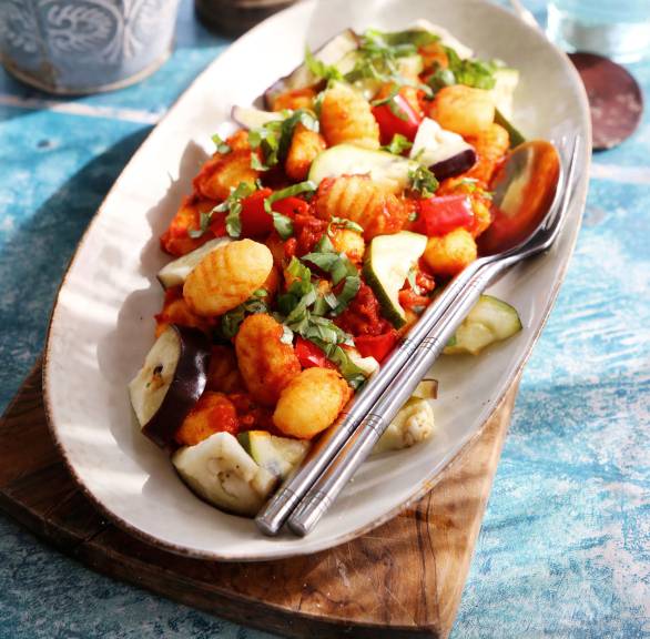 Gnocchi z warzywami śródziemnomorskimi