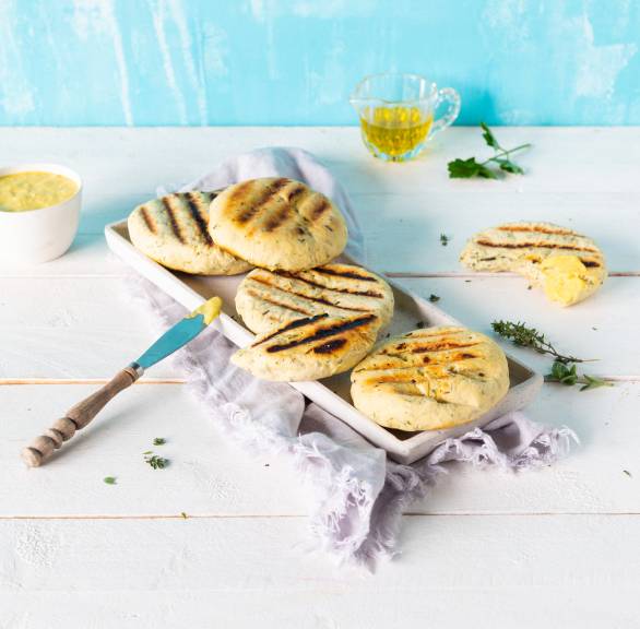 Grillowany chleb z ziołami