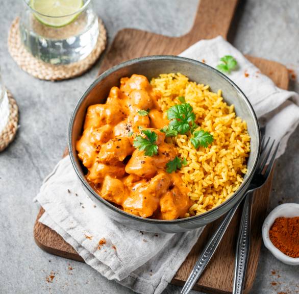 Indyjski kurczak (butter chicken)