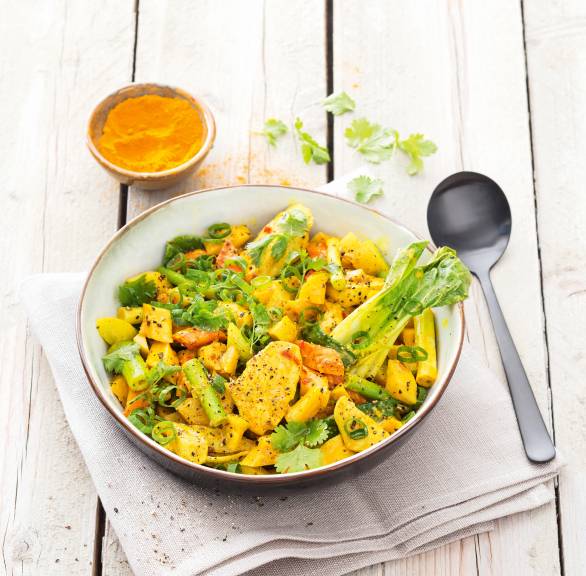 Indyjski kurczak curry jednogarnkowy