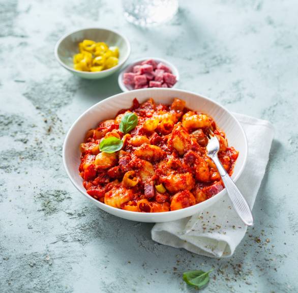 Jednogarnkowe gnocchi diavolo