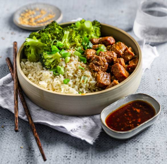 Wieprzowina teriyaki
