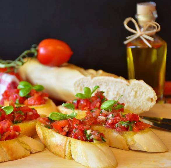Bruschetta we włoskim stylu