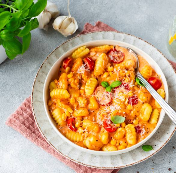 15-minutowe gnocchi z kukurydzą cukrową