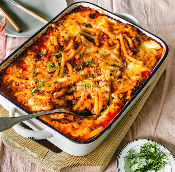 Makaron alla mamma z piekarnika - bez wstępnego gotowania
