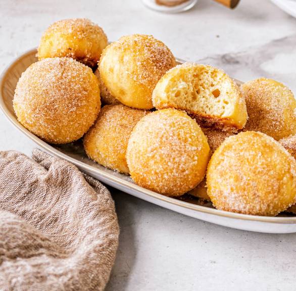 Pączki twarogowe z blachy