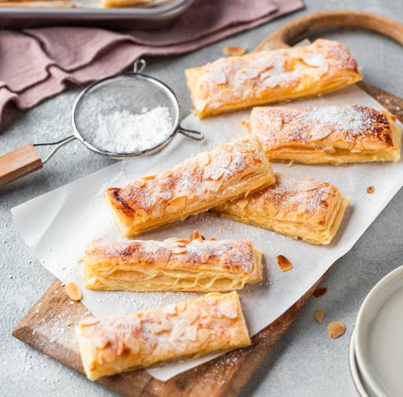 Proste ciastka francuskie z twarogiem