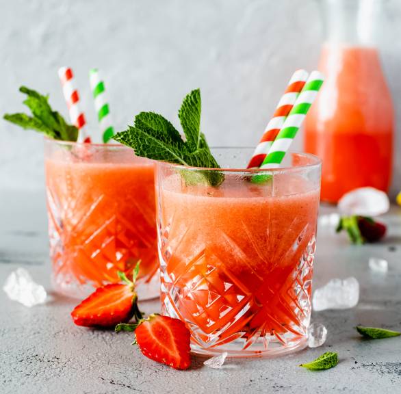 Lemoniada truskawkowa