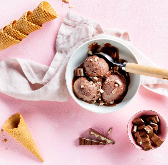 Lody czekoladowe "Kinder"