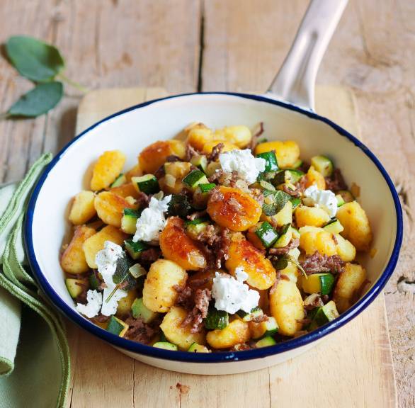 Gnocchi z mielonym mięsem i owczym serem