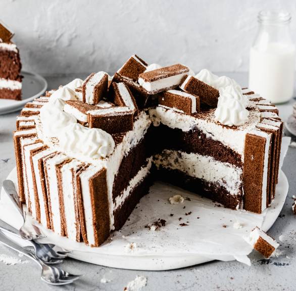 Tort kanapka mleczna