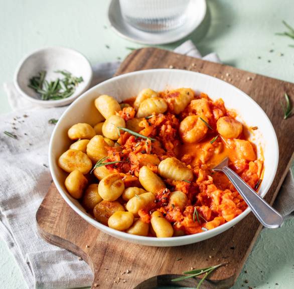 Gnocchi z sosem warzywnym