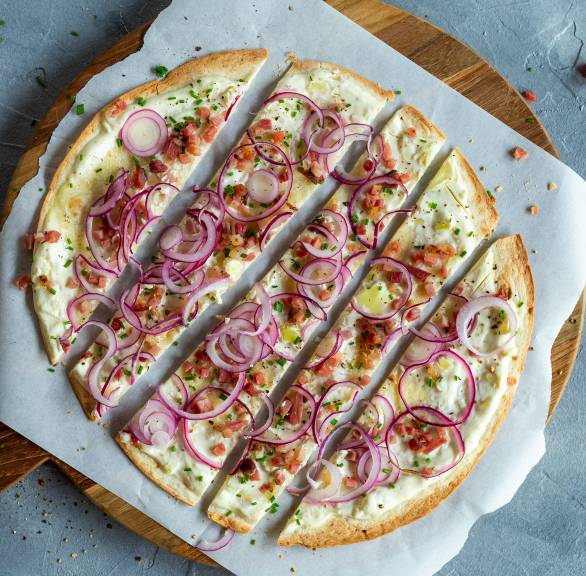 Wrapy tarte flambée