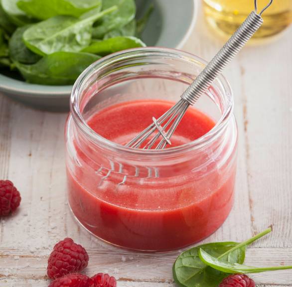 Aksamitny dressing malinowy