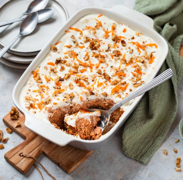 Pieczona owsianka marchewkowa (Carrot Cake Baked Oats)
