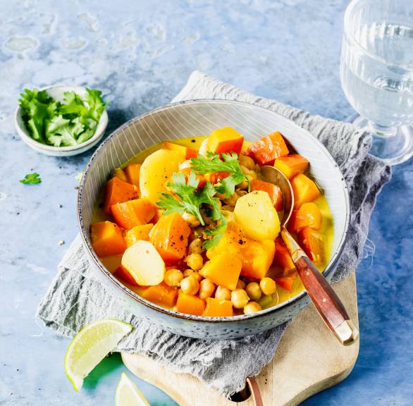 Curry z dyni i ziemniaków