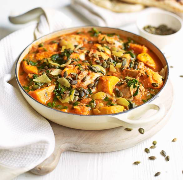 Curry z batatów i kurczaka