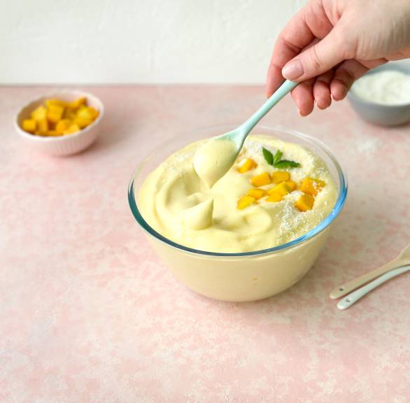 Pianka proteinowa o smaku mango