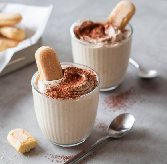Lody tiramisu z bananem