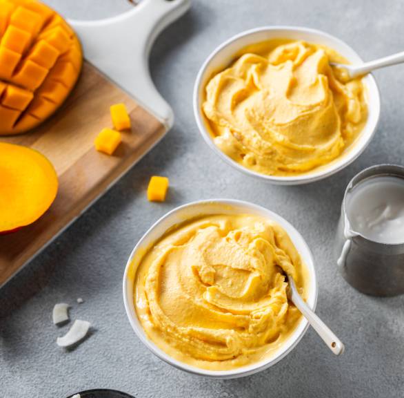 Mango bananowe lody nice cream