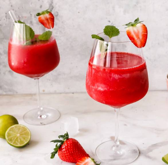 Mrożone truskawkowe lime