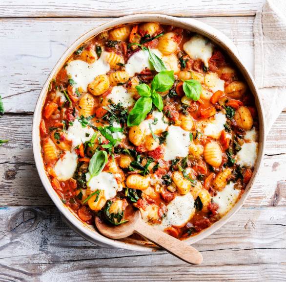 Zapiekanka gnocchi z sosem pomidorowym