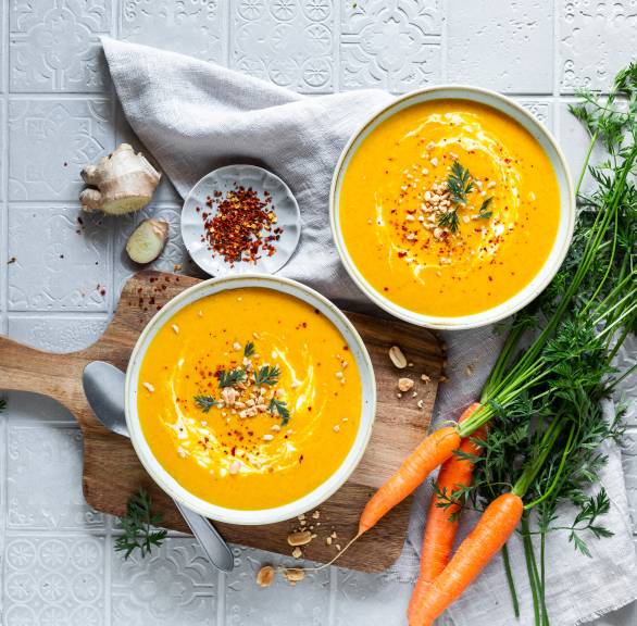 Zupa marchewkowo-imbirowa