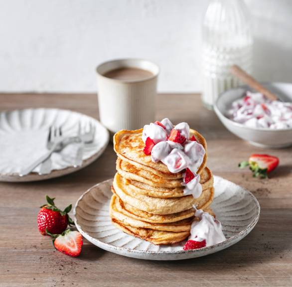 Pancakes owsiane z skyrem