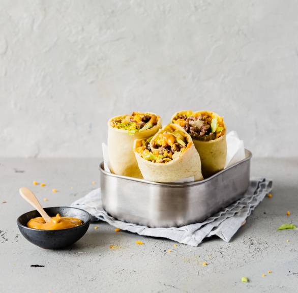 Wrapy cheeseburgerowe