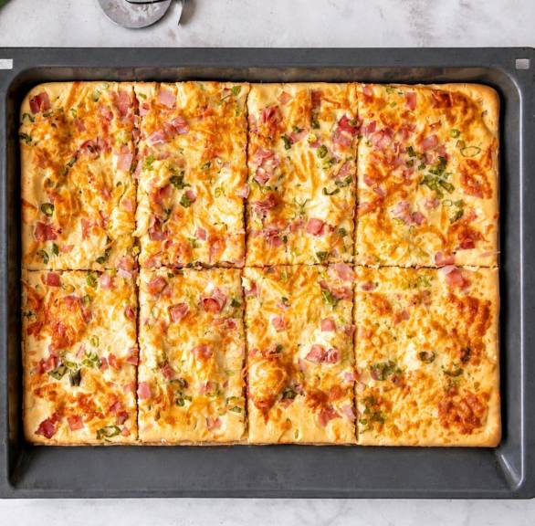Pieczony naleśnik à la Flammkuchen