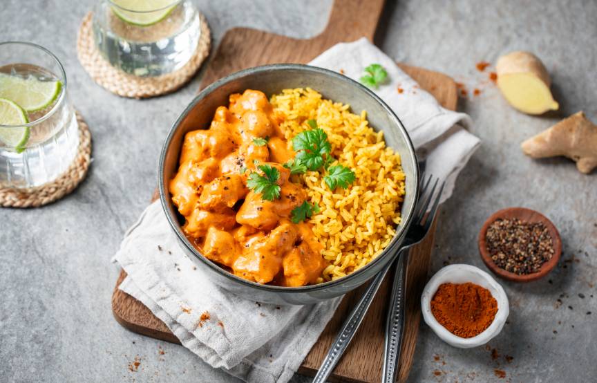 Indyjski kurczak (butter chicken)