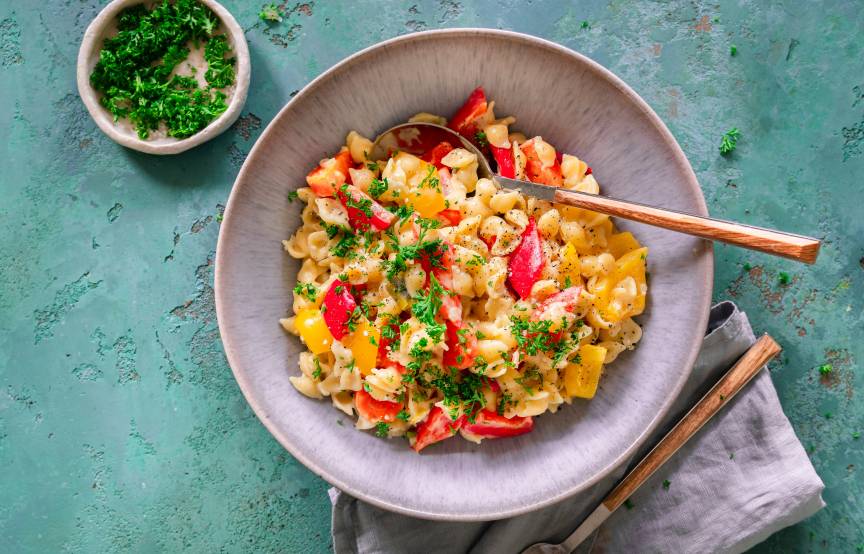 One pot pasta z warzywami