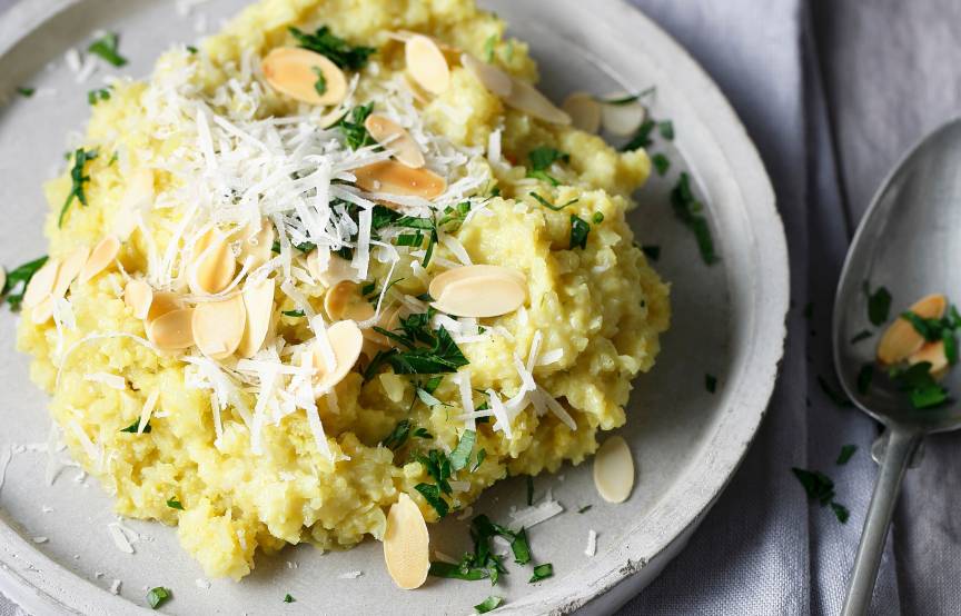 Risotto z kalafiora z migdałami