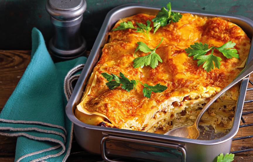 Lasagne carbonara