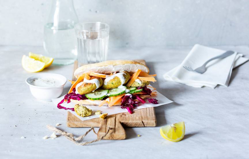 Falafel kebab