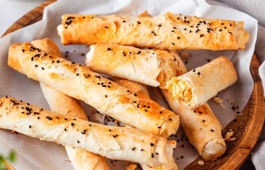 Prosty börek z ciasta filo