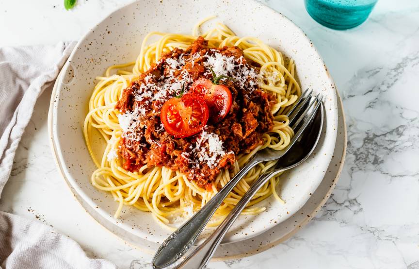Spaghetti z tuńczykiem