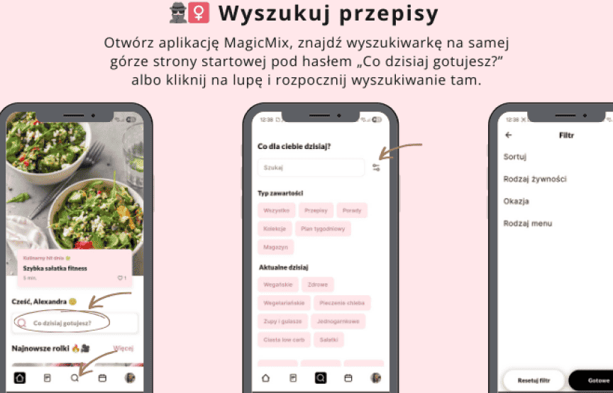 Wyszukuj przepisy grafika