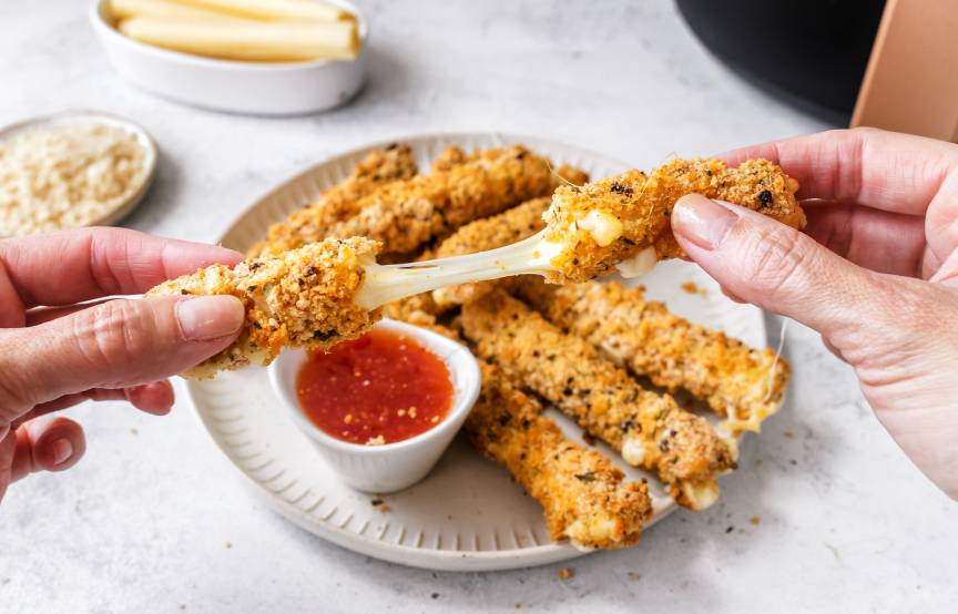 Paluszki mozzarelli z Airfryera
