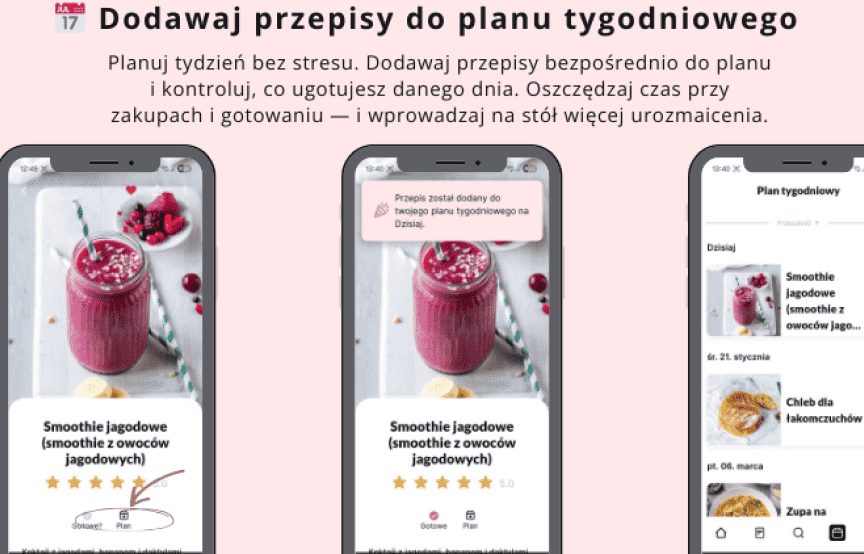 Plan tygodniowy grafika
