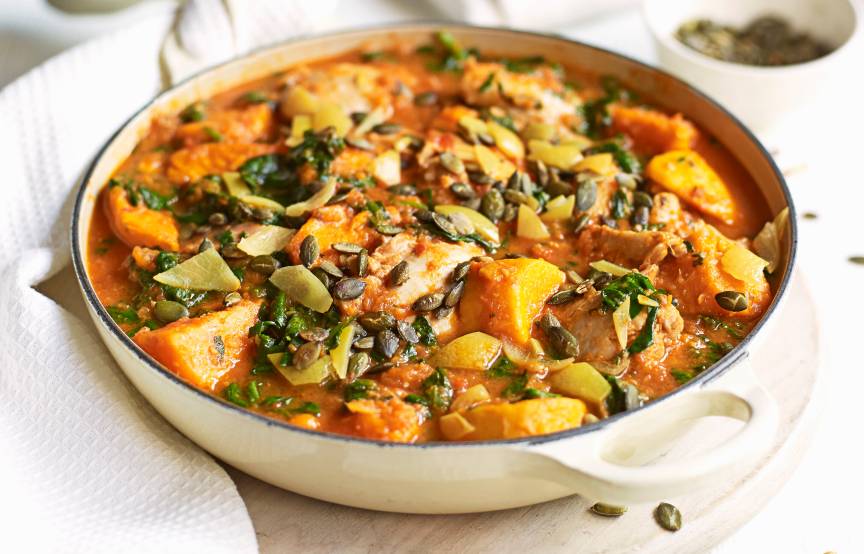 Curry z batatów i kurczaka
