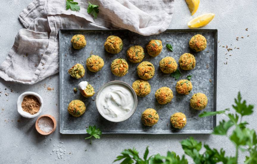 Falafel z blachy