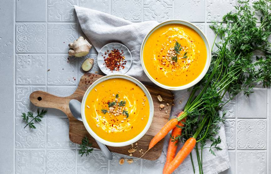 Zupa marchewkowo-imbirowa