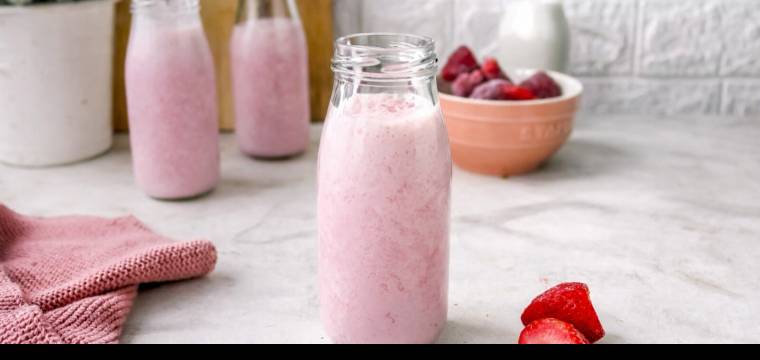 Mleko truskawkowe jak Mullermilch
