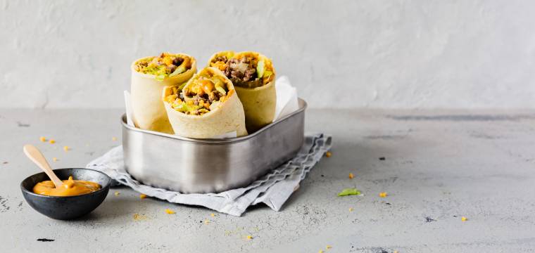Wrapy cheeseburgerowe
