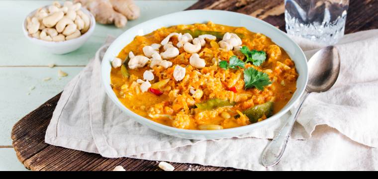 Pikantne curry z kalafiora