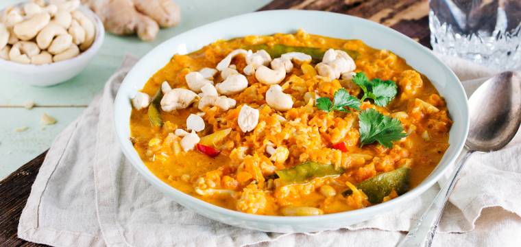 Pikantne curry z kalafiora
