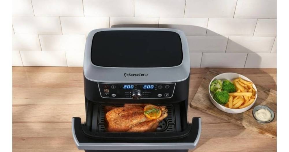 Silvercrest airfryer duży kurczak