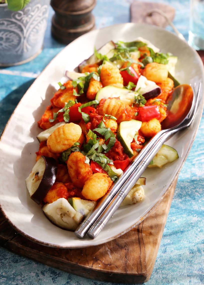 Gnocchi z warzywami śródziemnomorskimi