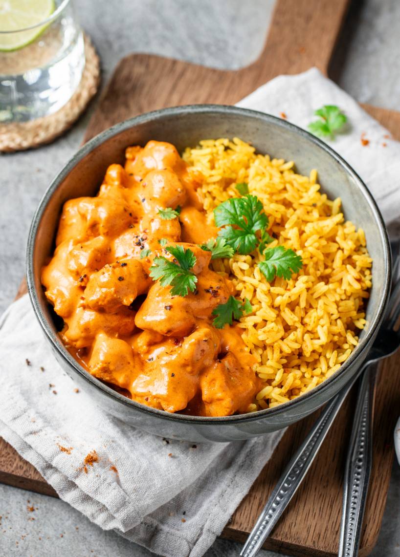 Indyjski kurczak (butter chicken)